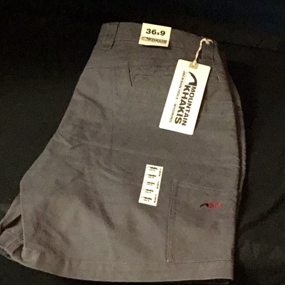 Mountain Khakis Alpine Utility Shorts, granite- 9” ineam